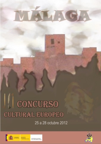 Cartel del Certamen Cultural que tuvo lugar en Málaga 2012